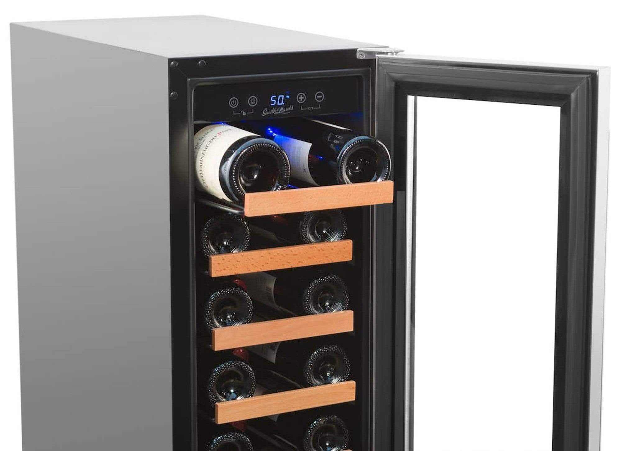 Smith & Hanks 19 Bottle Single Zone Built In Compressor Wine Fridge RW58SR Wine Coolers Empire