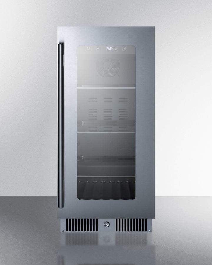 Summit 15" Built-In Beverage Center CL156BV Wine Coolers Empire