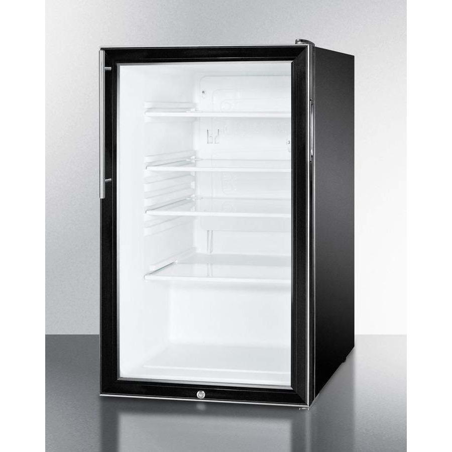 Summit 20" Wide All-Refrigerator, ADA Compliant Beverage Fridge SCR500BL7HVADA Wine Coolers Empire