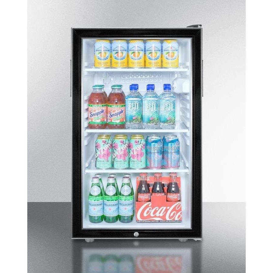 Summit 20" Wide All-Refrigerator, ADA Compliant Fridge SCR500BL7ADA Wine Coolers Empire