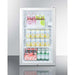 Summit 20" Wide All-Refrigerator Beverage Fridge SCR450L7 Wine Coolers Empire
