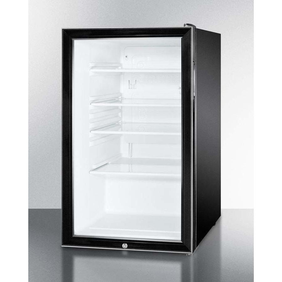 Summit 20" Wide Built-In All-Refrigerator, ADA Compliant Beverage Fridge SCR500BLBI7ADA Wine Coolers Empire