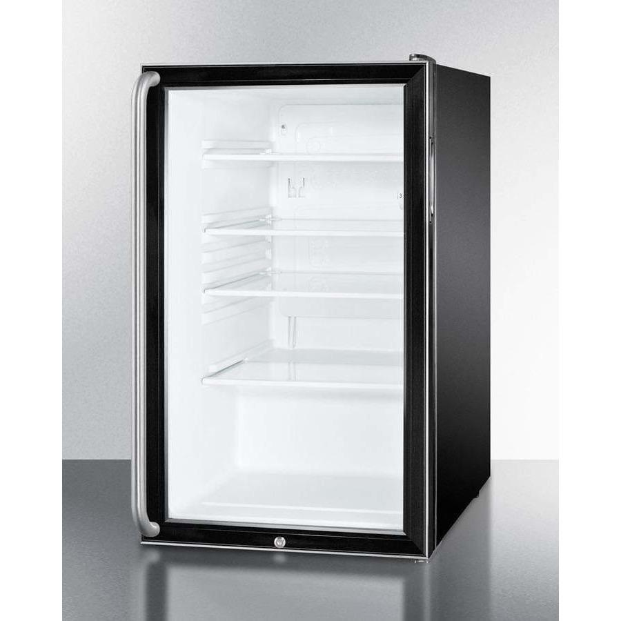 Summit 20" Wide Built-In All-Refrigerator, ADA Compliant Beverage Fridge SCR500BLBI7SHADA Wine Coolers Empire