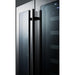 Summit 24" 5.8 cu. ft. Stainless Steel Built-In Dual Zone French Door Wine Coolers CL242WBVCSS Wine Coolers Empire