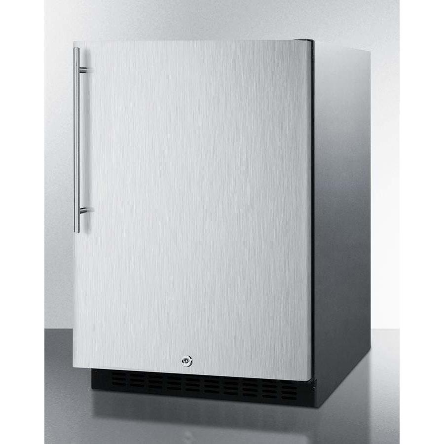 Summit 24" Built-In Undercounter ADA Compliant Stainless Steel Exterior All-Fridge AL54CSSHV Wine Coolers Empire