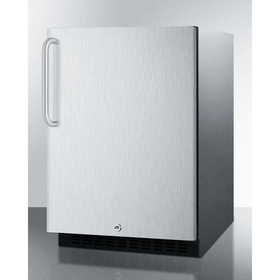 Summit 24" Built-In Undercounter ADA Compliant Stainless Steel Exterior All-Fridge AL54CSSTB Wine Coolers Empire