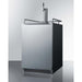 Summit 24" Single Tap Frost Free Stainless Steel Built-In Kegerator SBC677BI Wine Coolers Empire