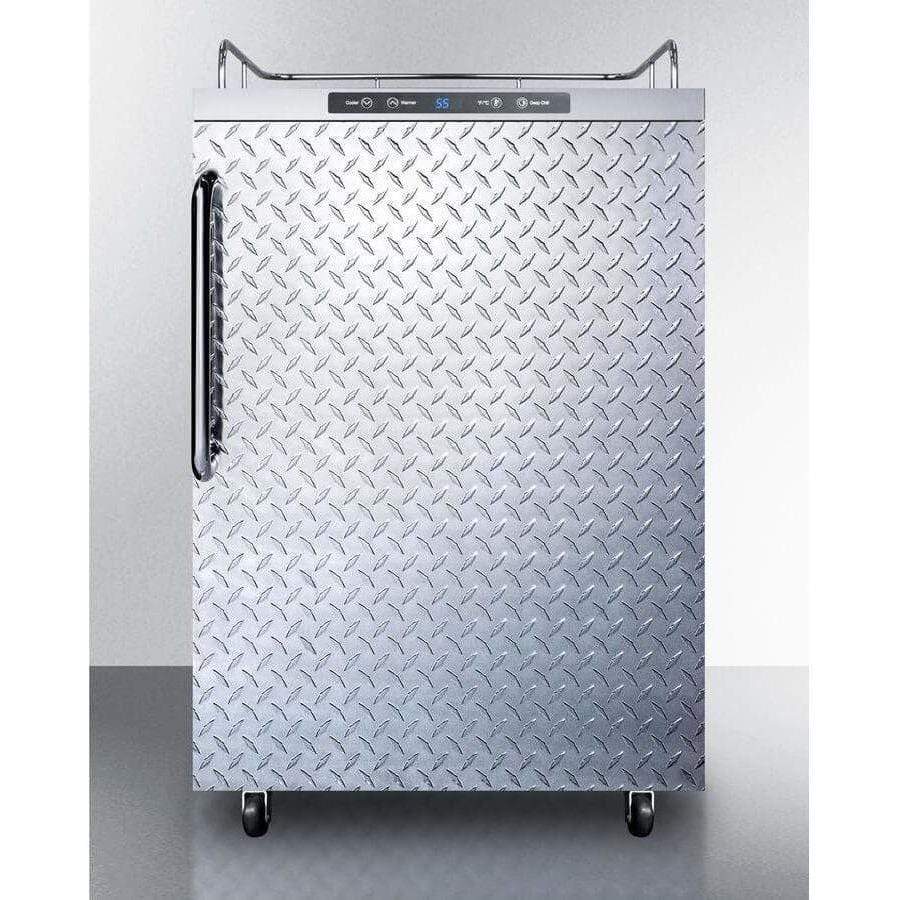 Summit 24" Stainless Steel Residential Outdoor Beer Dispenser SBC635MOSNKDPL Wine Coolers Empire
