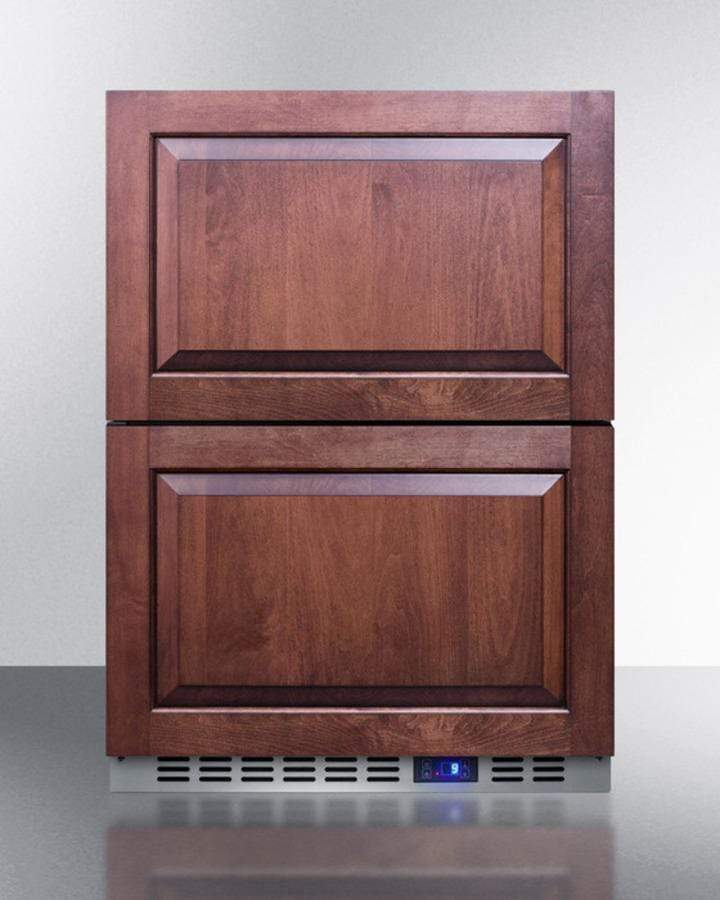 Summit 24" Wide Built-In 2-Drawer All-Refrigerator CL2R248 Wine Coolers Empire