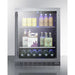 Summit 24" Wide Built-In Beverage Cooler, ADA Compliant ALBV2466CSS Wine Coolers Empire