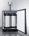 Summit 24" Wide Built-In Cold Brew Coffee Kegerator, ADA Compliant SBC58BLBIADACFTWIN Wine Coolers Empire