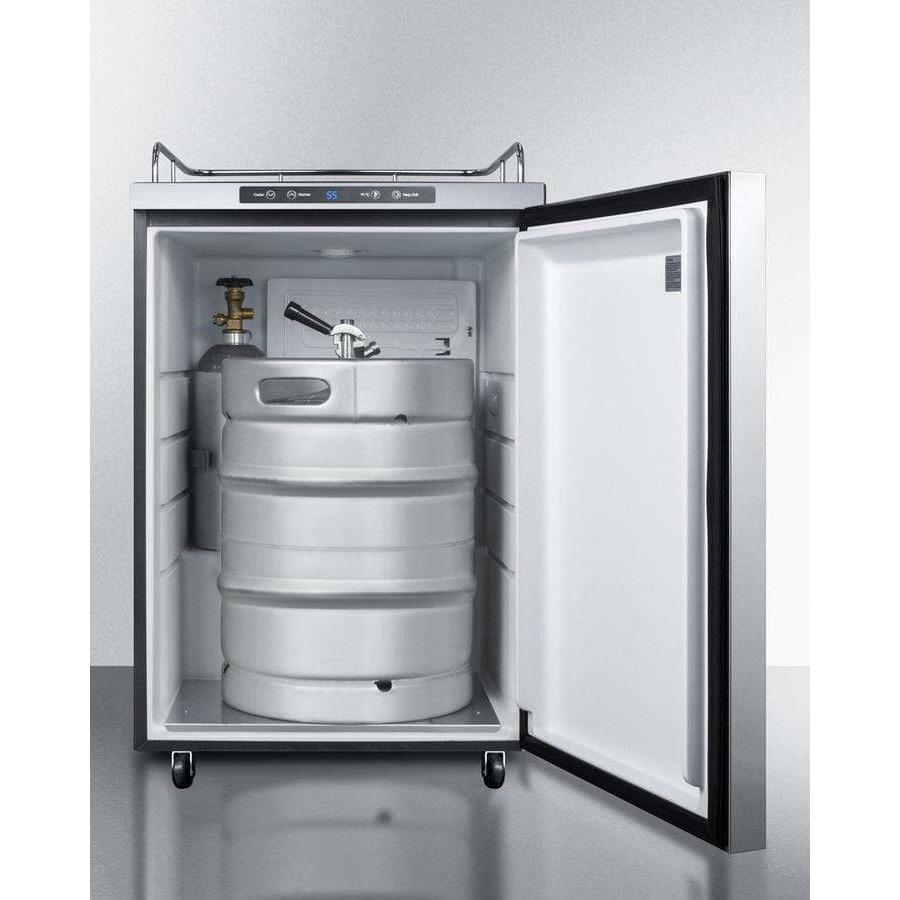 Summit 24" Wide Outdoor Kegerator SBC635MOS7NKHH Wine Coolers Empire