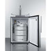Summit 24" Wide Outdoor Single Tap Kegerator SBC635MOS7HV Wine Coolers Empire
