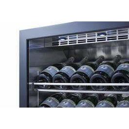 Summit 25 Bottle Commercial 24" Champagne Series Single Zone Black Right Hinge Wine Fridge SCR1156CH Wine Coolers Empire
