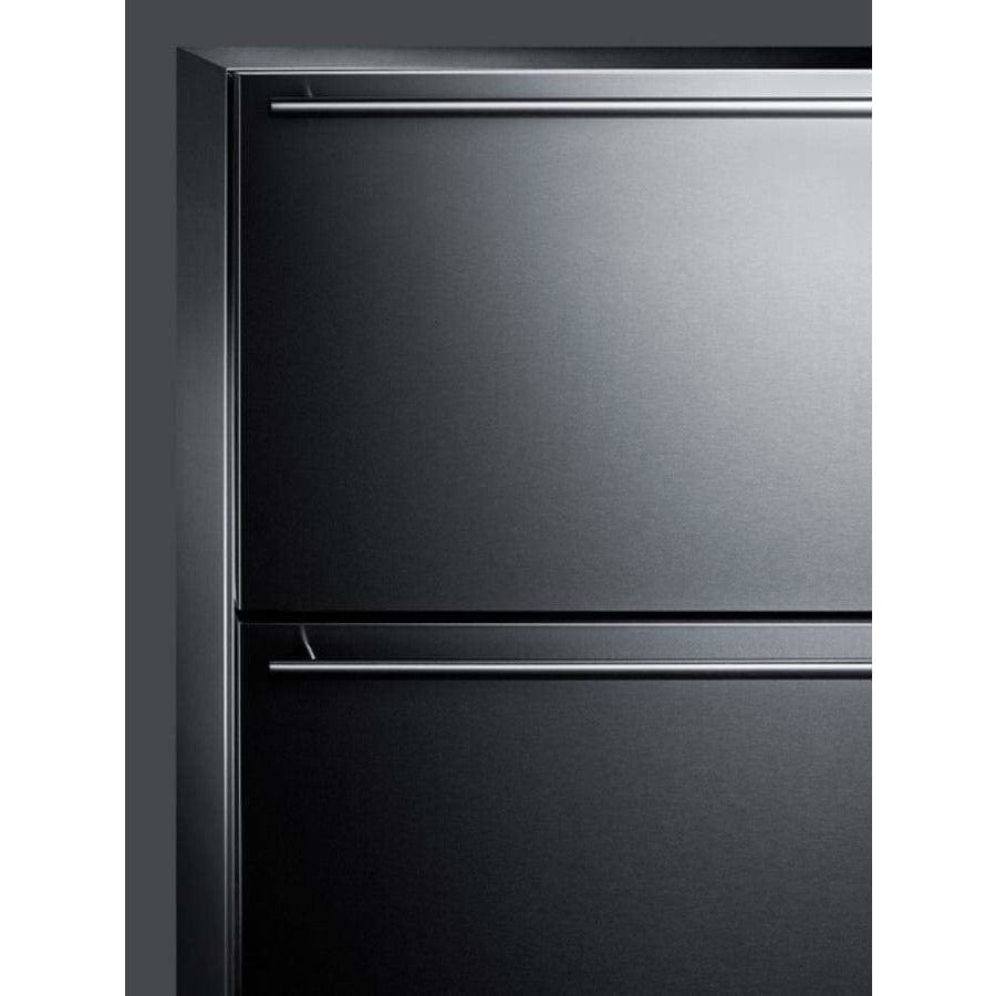 Summit Classic 24" Wide Built-In 2-Drawer All-Freezer CL2F249 Wine Coolers Empire