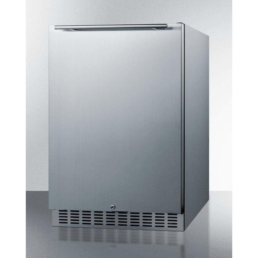 Summit Classic 24" Wide Built-In Outdoor All-Refrigerator CL67ROSB Wine Coolers Empire