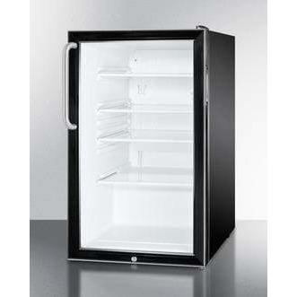 Summit Commercial 20" Wide All-Fridge SCR500BL7TB Wine Coolers Empire