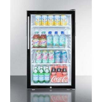 Summit Commercial 20" Wide Built-In All-Fridge SCR500BLBI7HV Wine Coolers Empire