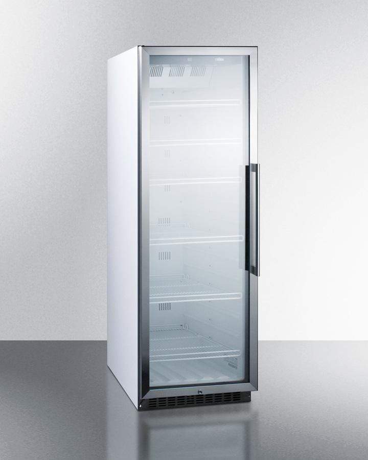 Summit Commercial 24" Frost Free Beverage Fridge SCR1400WLH Wine Coolers Empire