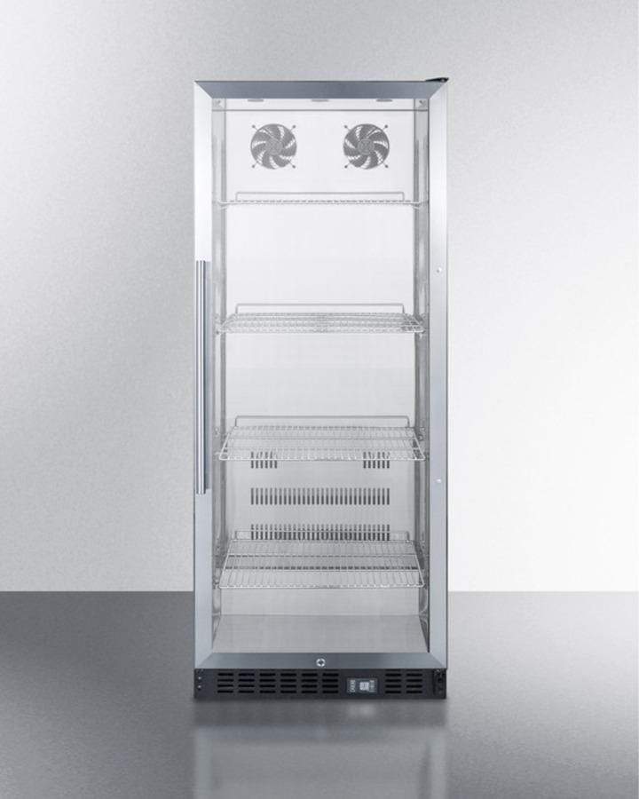 Summit Commercial  24" Wide Beverage Fridge SCR1156CSS Wine Coolers Empire