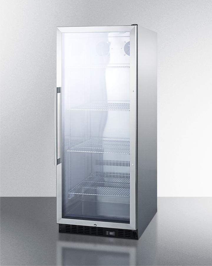 Summit Commercial  24" Wide Beverage Fridge SCR1156CSS Wine Coolers Empire