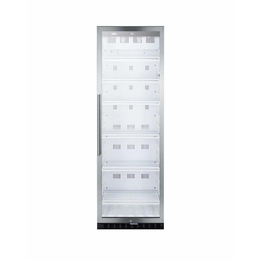 Summit Commercial 24" Wide Commercial All Stainless Steel Beverage Fridge SCR1400WCSS Wine Coolers Empire