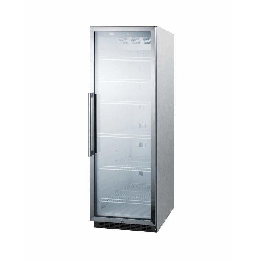 Summit Commercial 24" Wide Commercial All Stainless Steel Beverage Fridge SCR1400WCSS Wine Coolers Empire