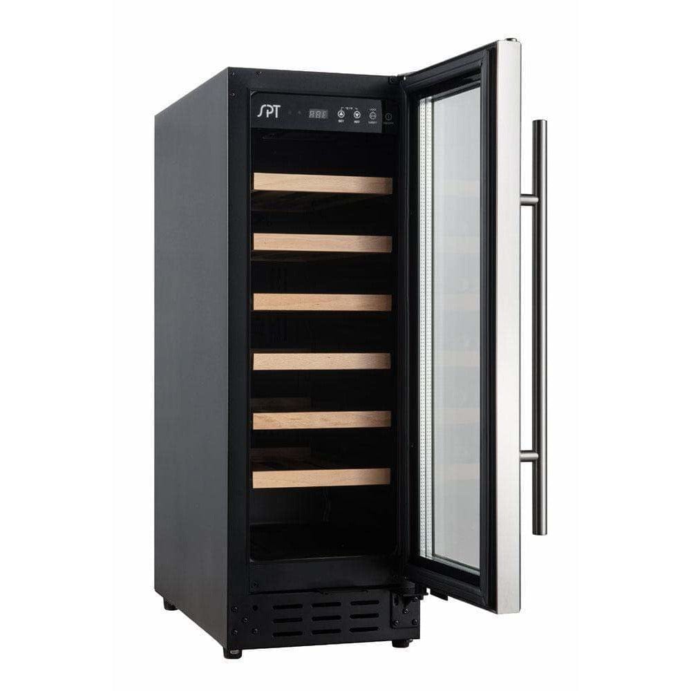 Sunpentown Under-Counter Wine & Beverage Fridge with Wooden Shelves (21-bottles) (Commercial Grade)  WC-2193W Wine Coolers Empire