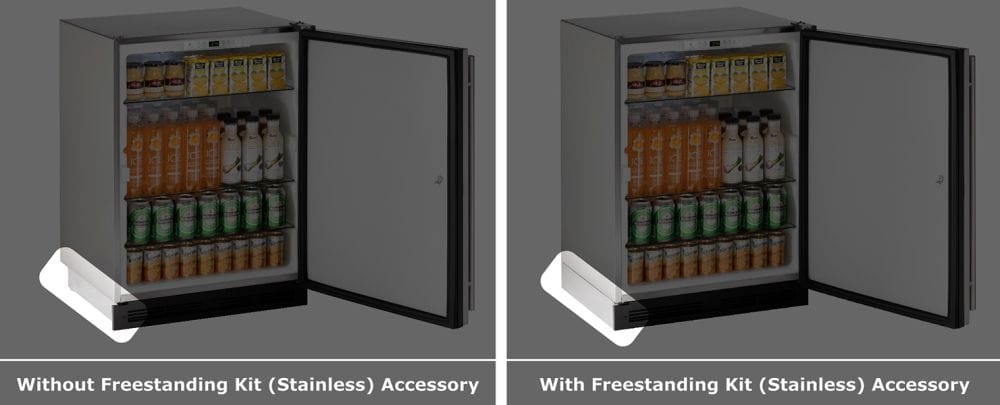 U-Line 24" Stainless Steel Free Standing Kit - ULAFREESTANDS Wine Coolers Empire