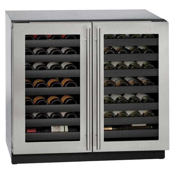 U-Line 3036WCWC 36" Dual-Zone Wine Refrigerator Center Hinge Wine Coolers Empire