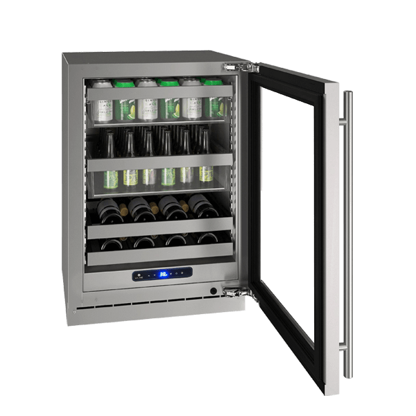 U-Line HBV524 24" Beverage Center Reversible Hinge Integrated Frame Wine Coolers Empire