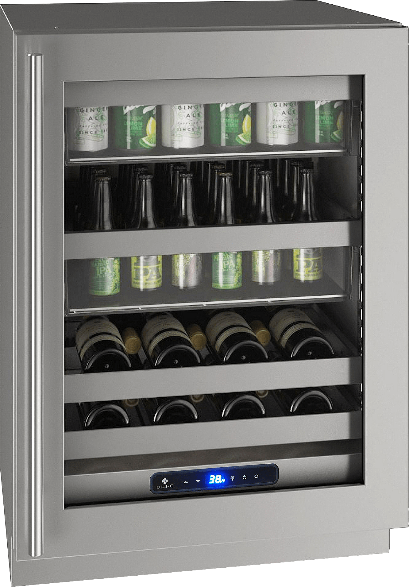 U-Line HBV524 24" Beverage Center Reversible Hinge Integrated Frame Wine Coolers Empire