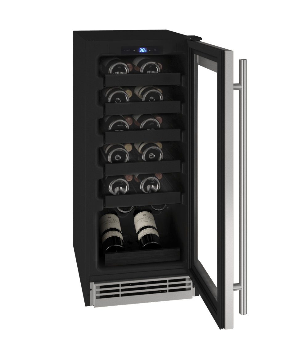 U-Line HWC115 15" Wine Refrigerator Reversible Hinge Wine Coolers Empire