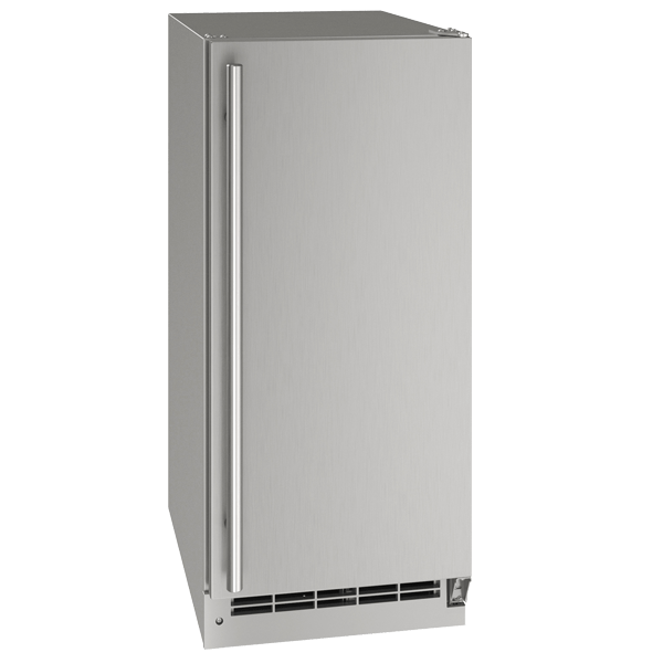 U-Line OCR115 15" Outdoor Crescent Ice Maker Reversible Hinge Stainless Solid Wine Coolers Empire