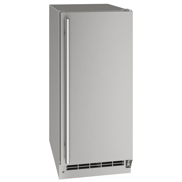 U-Line ONB115 / ONP115 15" Outdoor Nugget Ice Machine Reversible Hinge Stainless Solid Wine Coolers Empire