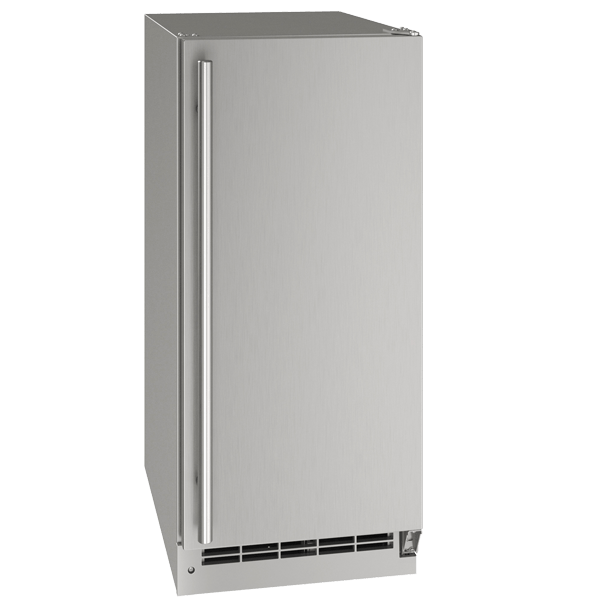 U-Line Outdoor OCL115 / OCP115 15" Clear Ice Machine Reversible Hinge Stainless Solid Wine Coolers Empire