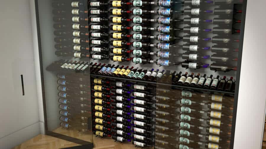 Ultra Wine Racks - Display Rows 4FT (16 Bottles)
