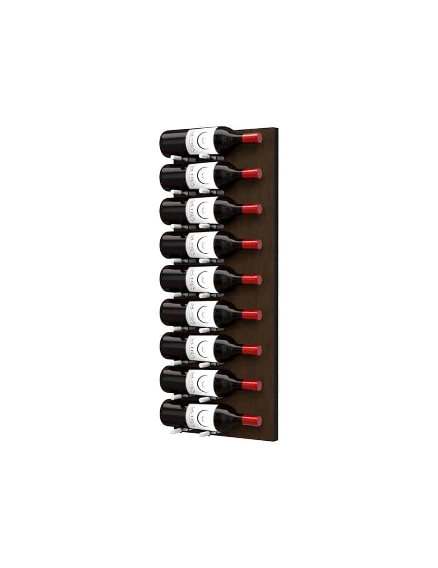 Ultra Wine Racks Fusion Wine Wall Hz 3FT Single Deep Dark Stain Wine Coolers Empire
