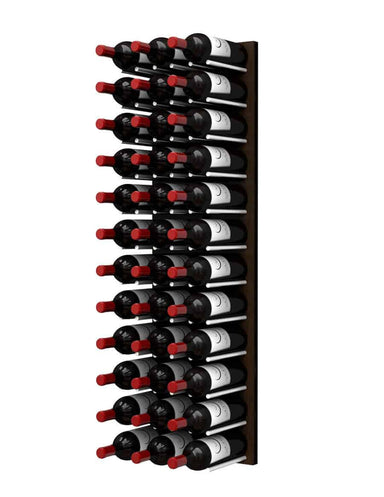 Ultra Wine Racks - Fusion Straight Cork Out Wine Wall Dark Stain (4 Foot)
