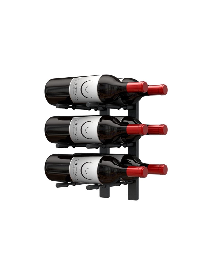 Ultra Wine Racks HZ Wall Rails 1FT Metal Wine Rack (3 to 9 Bottles) Wine Coolers Empire