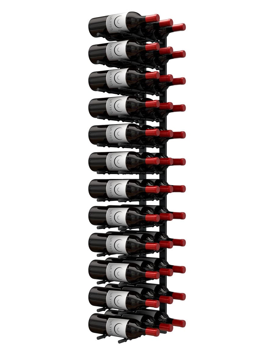 Ultra Wine Racks HZ Wall Rails - 4FT Metal Wine Racks (12 to 36 Bottles) Wine Coolers Empire