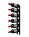 Ultra Wine Racks Straight 2 Ft Wall Rails 6 Bottles Wine Coolers Empire