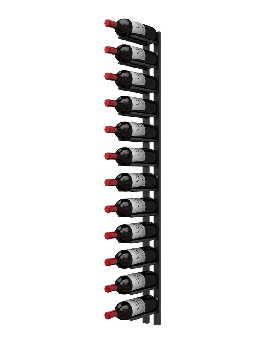 Ultra Wine Racks Straight 4 FT Wall Rails 12 Bottles Wine Coolers Empire