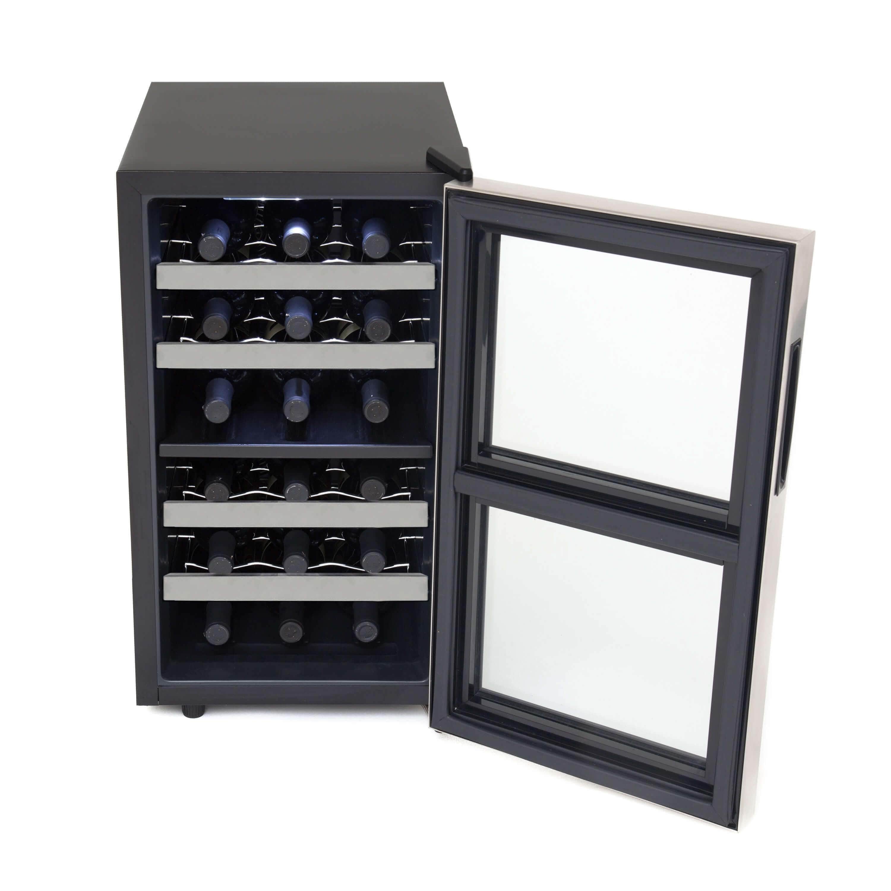 Whynter 18 Bottle Dual Zone Thermoelectric Wine Cooler WC-181DS Wine Coolers Empire