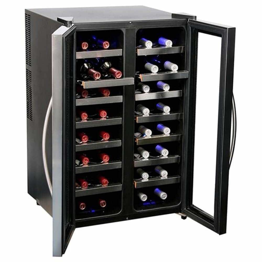 Whynter 32 Bottle Dual Temperature Zone Wine Cooler WC-321DD Wine Coolers Empire