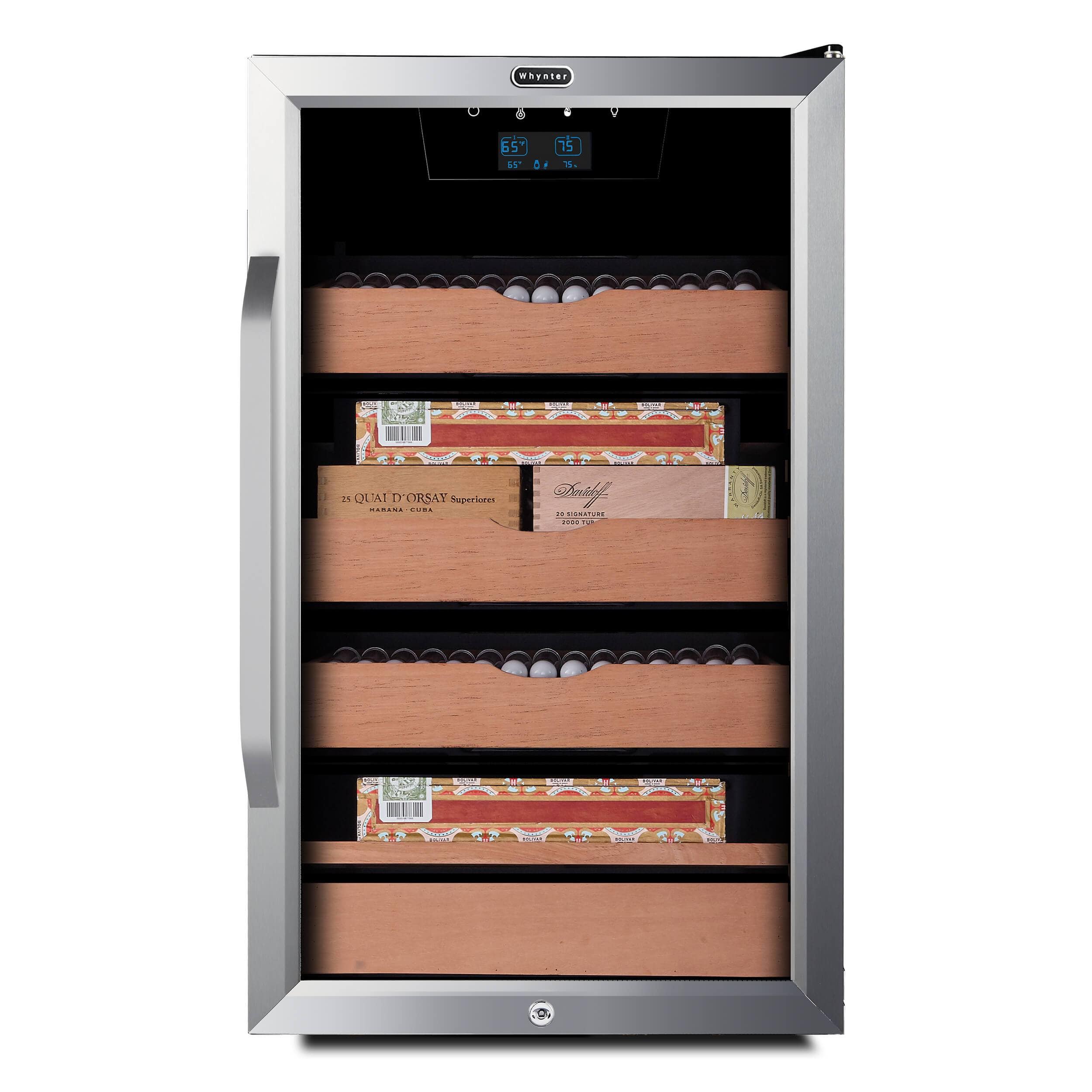 Whynter 4.2 cu.ft. Cigar Cabinet Cooler Humidor CHC-421HC Wine Coolers Empire