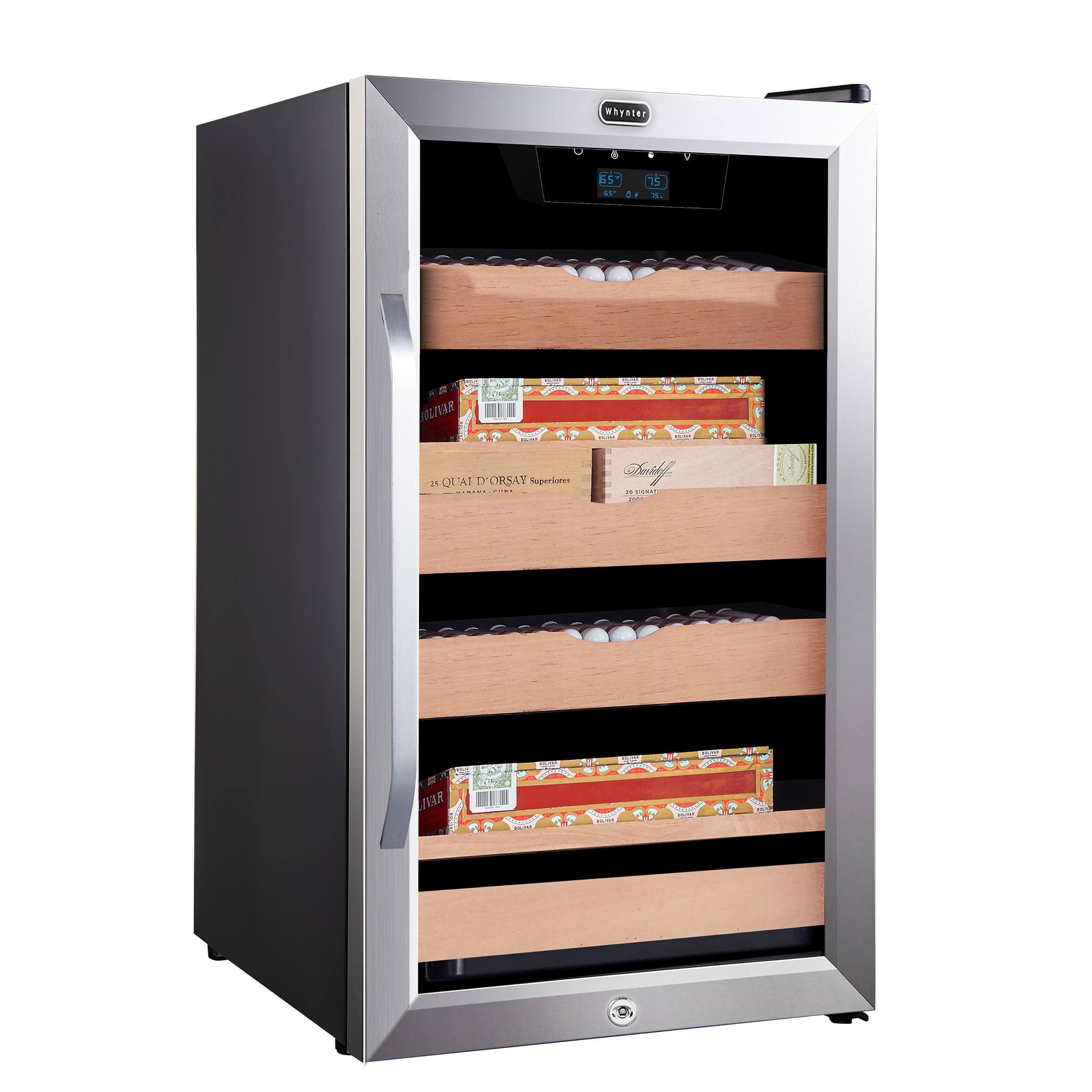 Whynter 4.2 cu.ft. Cigar Cabinet Cooler Humidor CHC-421HC Wine Coolers Empire