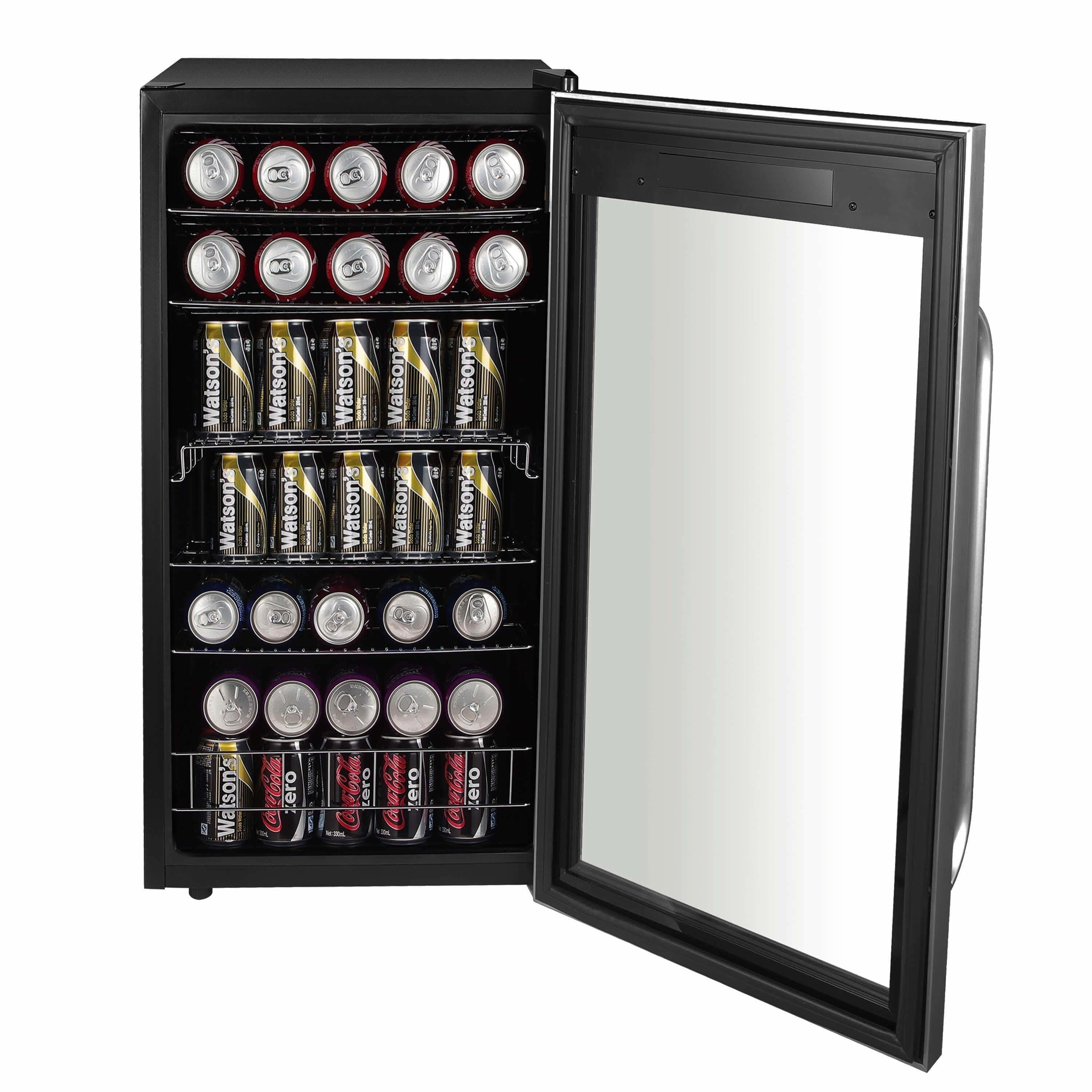 Whynter Freestanding 121 can Beverage Refrigerator with Digital Control and Internal Fan BR-1211DS Wine Coolers Empire